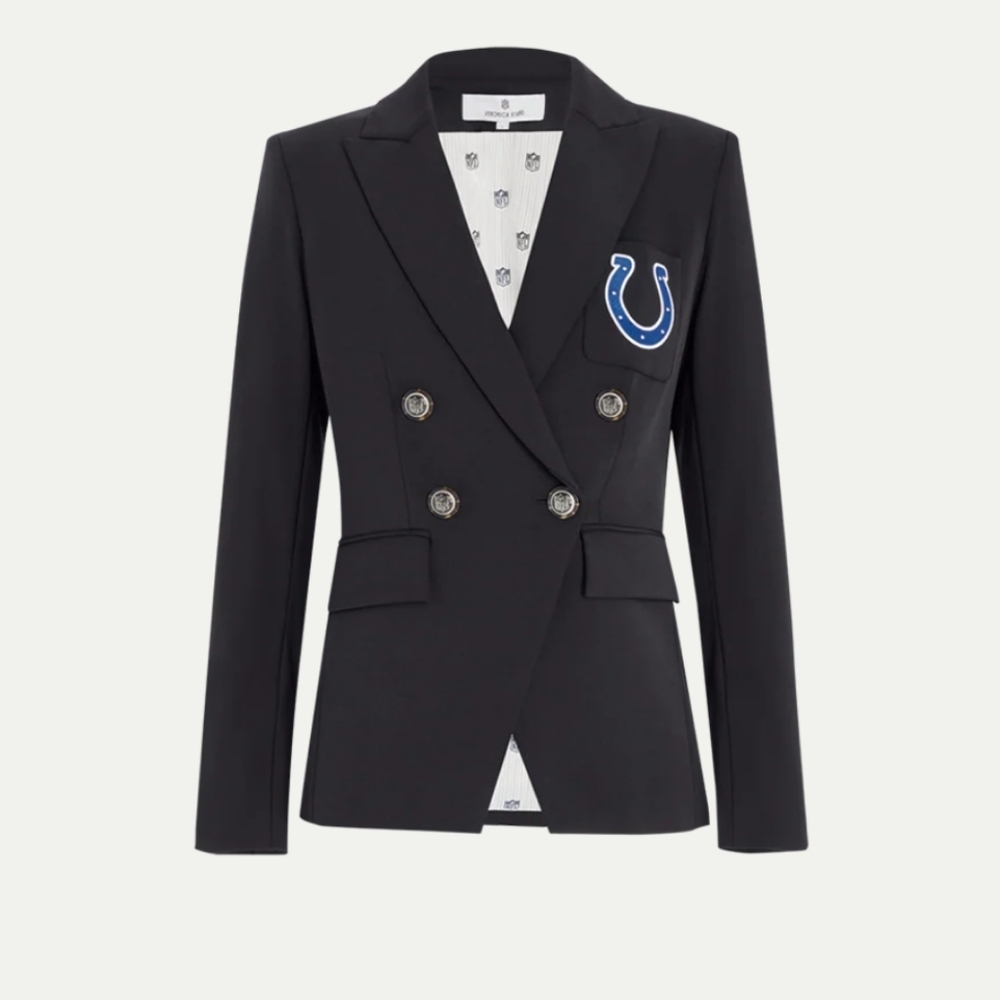NEW Veronica Beard+ NFL Indianapolis Colts Dickey Jacket Sz 14 ( No Hoody)